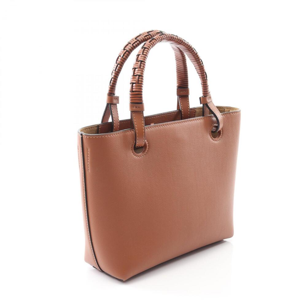 Loewe Anagram Tote Leather Bag Brown